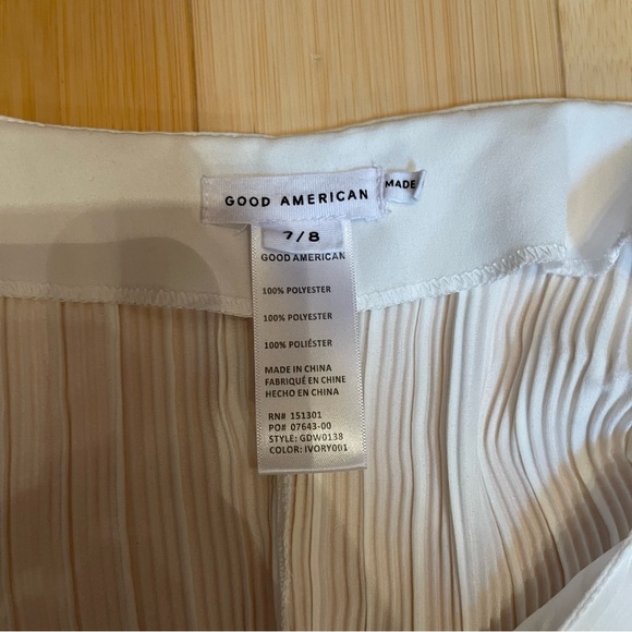 Good American Sculpted Plisse Dress - White - size 7/8 (2x/3x) - Picture 8 of 9